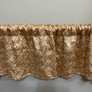 Gold Rod Pocket Valance - park B Smith curtain